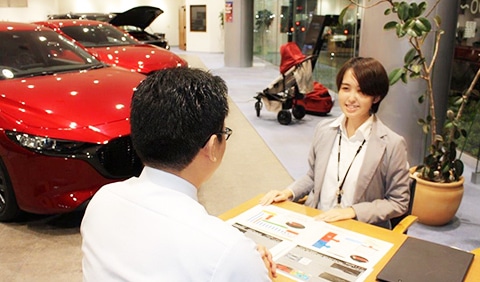 お取引先様への提案風景